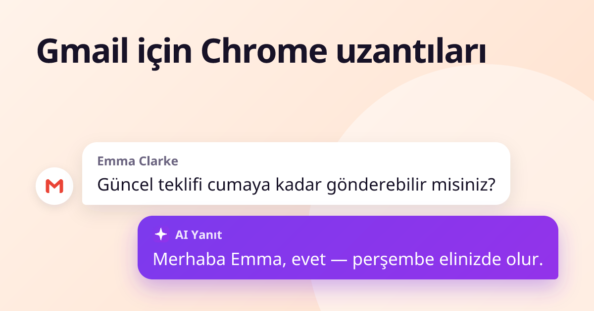 Emma Clarke: “Güncel teklifi cumaya kadar gönderebilir misiniz?” — yanıt: “Merhaba Emma, evet — perşembe elinizde olur.”